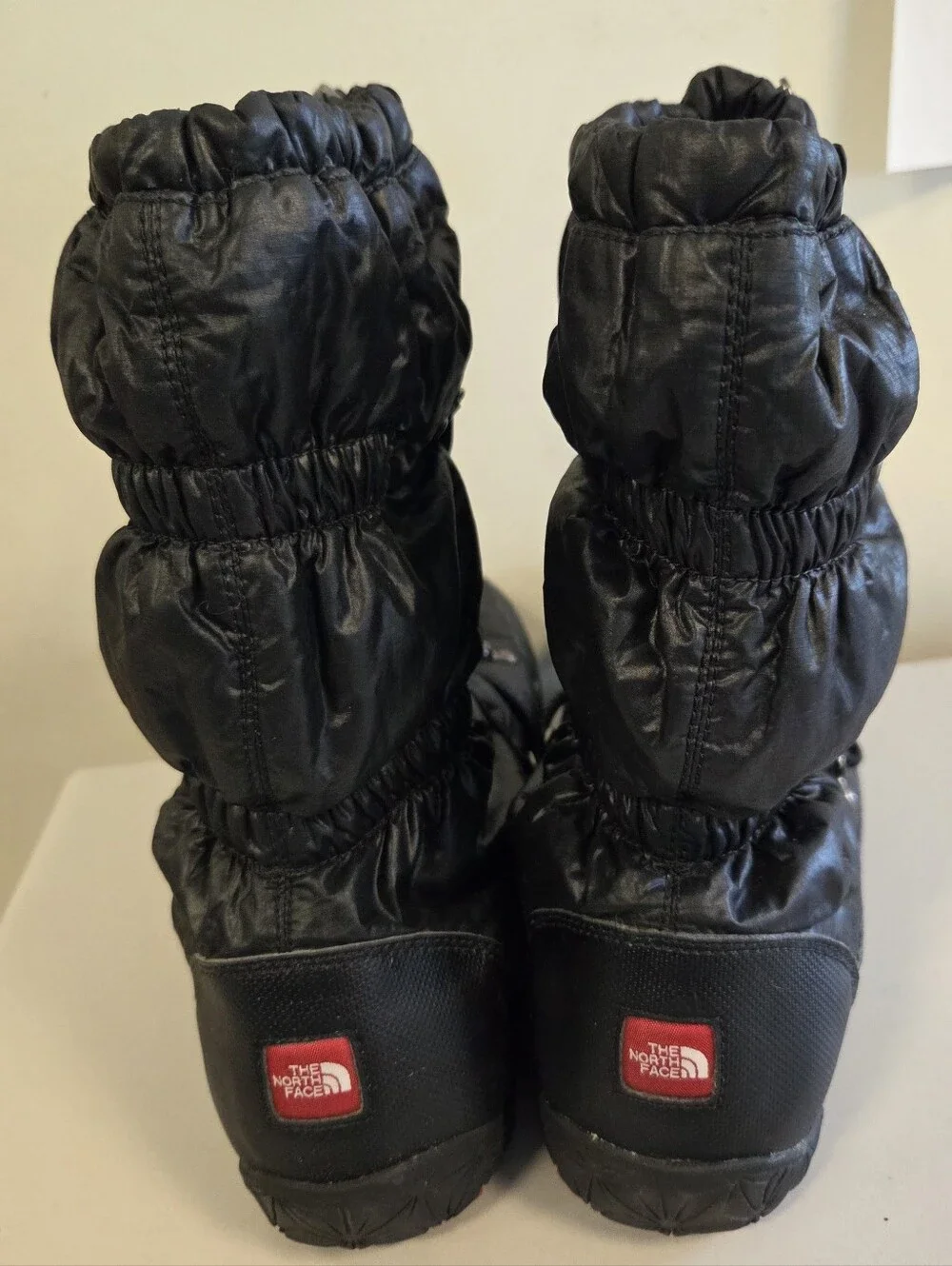 The North Face Ice Queen Quilted Winter Waterproof Snow Boots with Toggle Laces